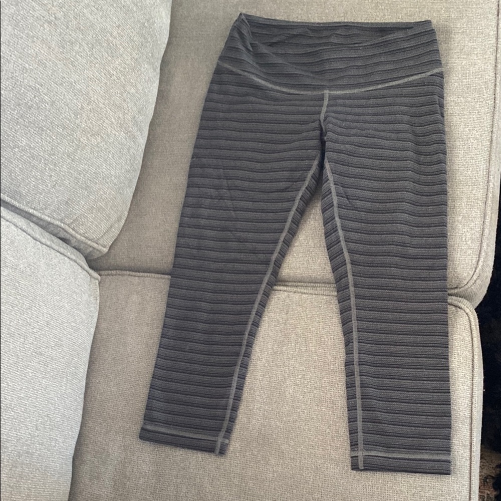 lululemon athletica Textured Gray Leggings